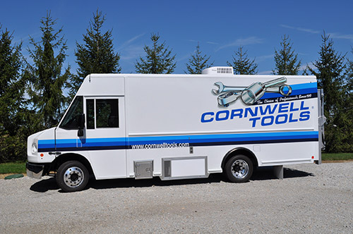 full truck graphic installation example 2